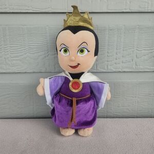 Disney Parks Babies Snow White Evil Queen Grimhilde Villain Plush 12" Purple